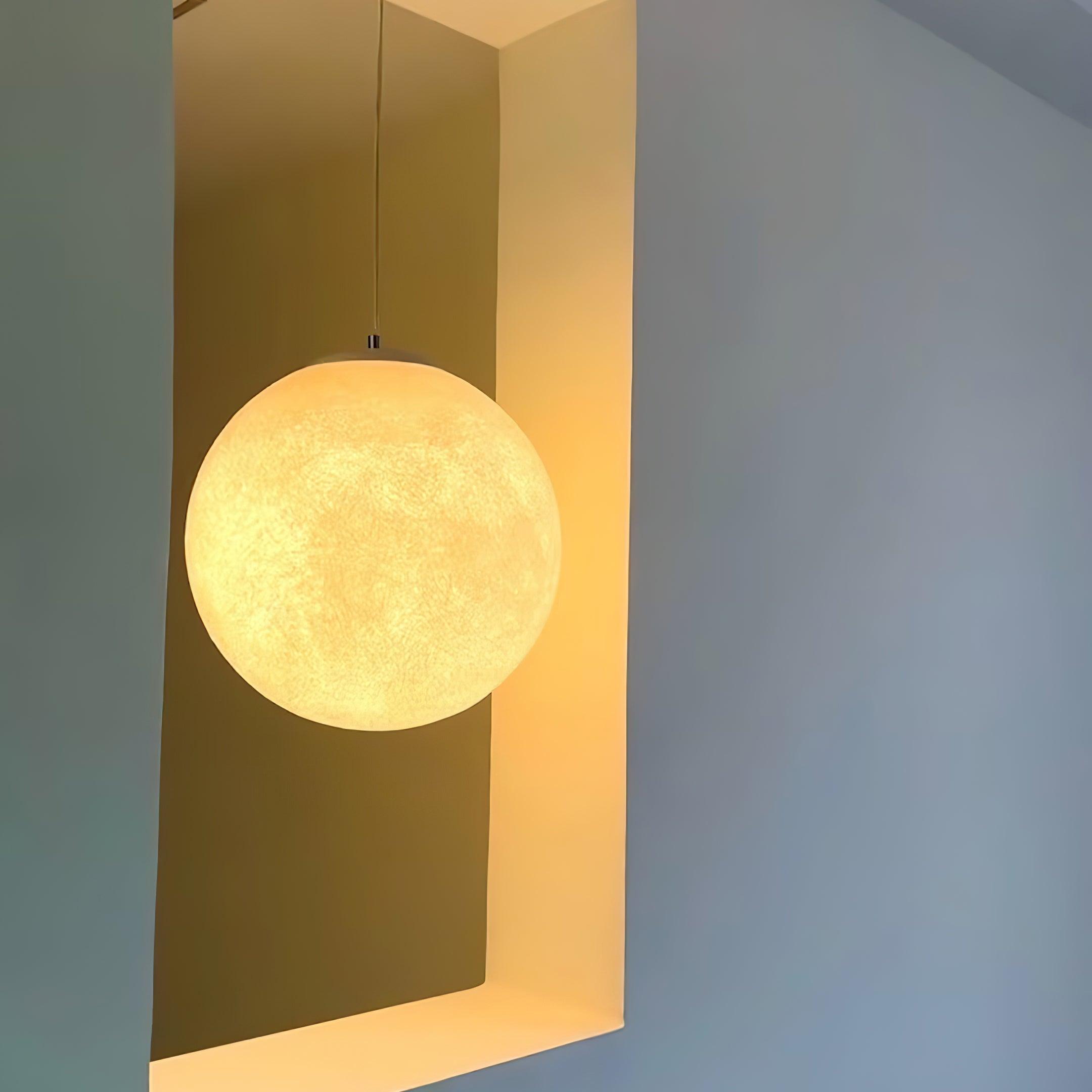 LunaraGlow závěsná lampa Moonlight pro útulnou atmosféru | Lersk