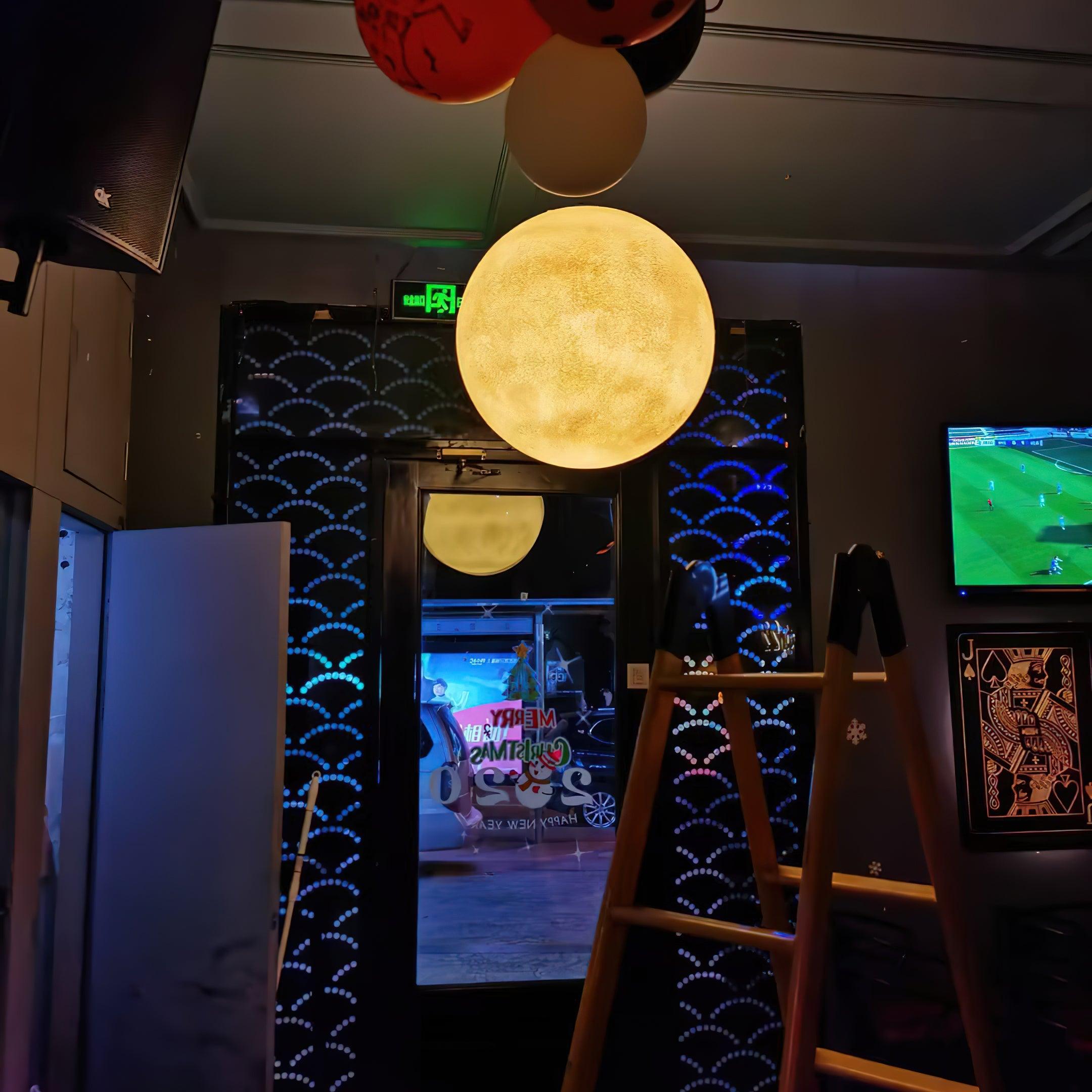 LunaraGlow závěsná lampa Moonlight pro útulnou atmosféru | Lersk