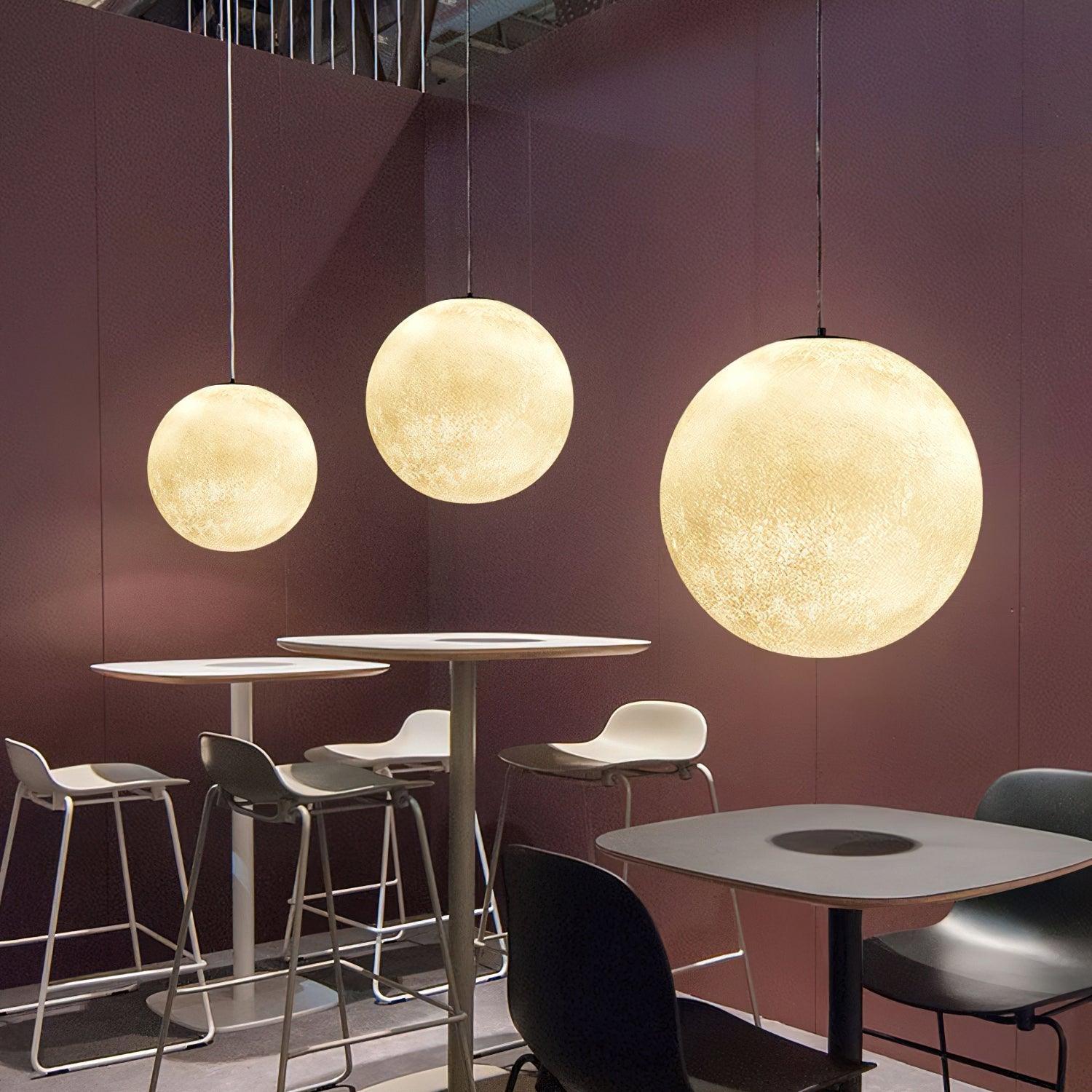 LunaraGlow závěsná lampa Moonlight pro útulnou atmosféru | Lersk