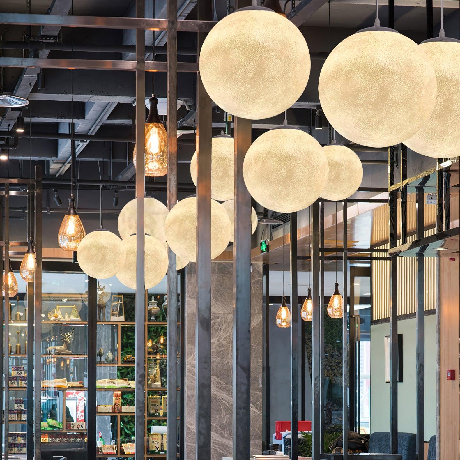 LunaraGlow závěsná lampa Moonlight pro útulnou atmosféru | Lersk