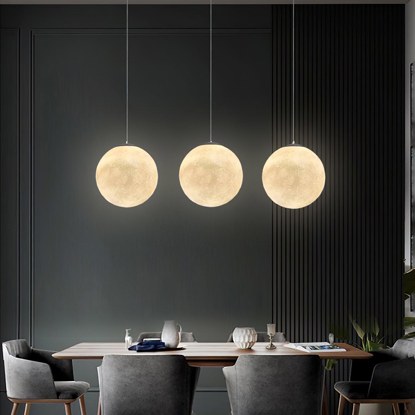 LunaraGlow závěsná lampa Moonlight pro útulnou atmosféru | Lersk