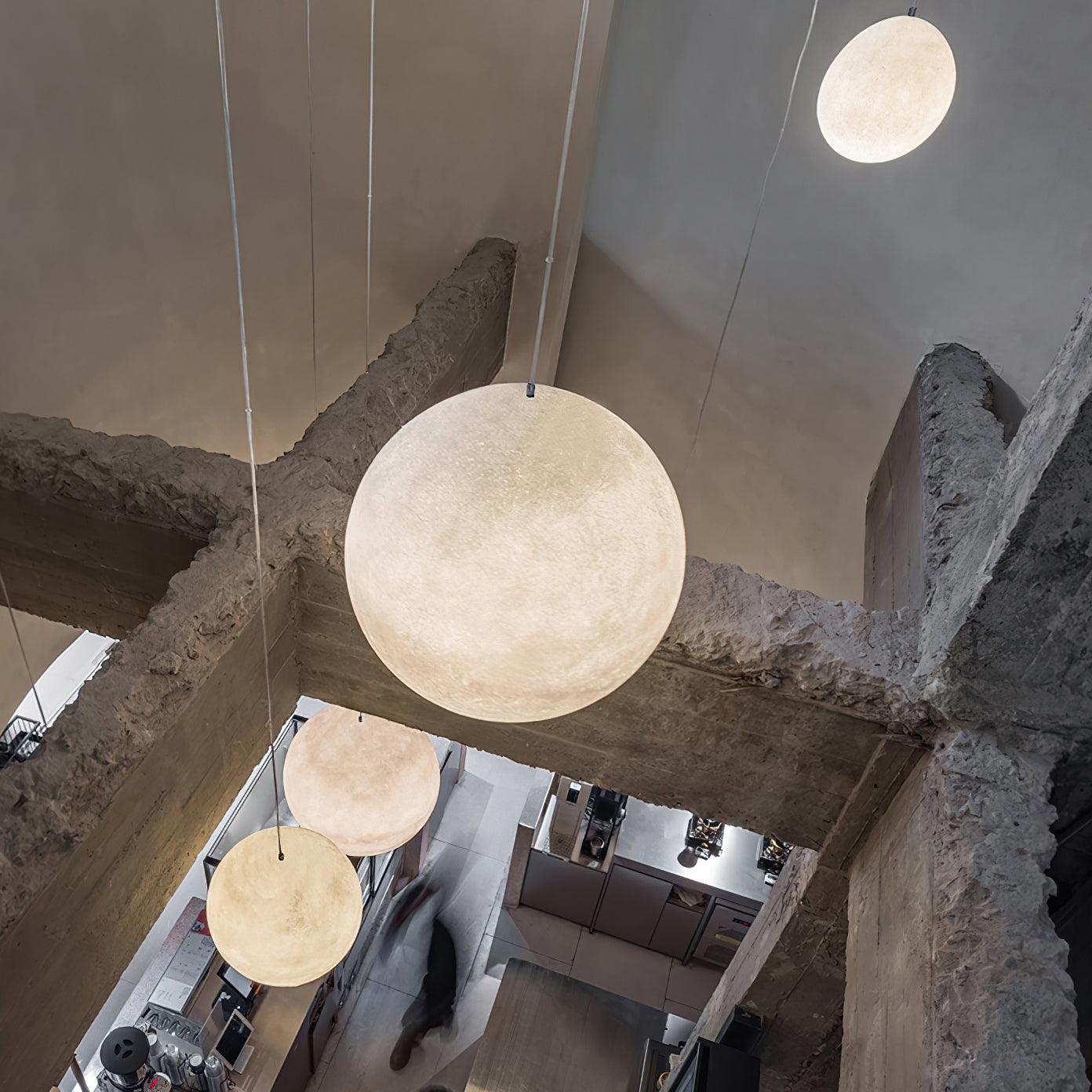 LunaraGlow závěsná lampa Moonlight pro útulnou atmosféru | Lersk