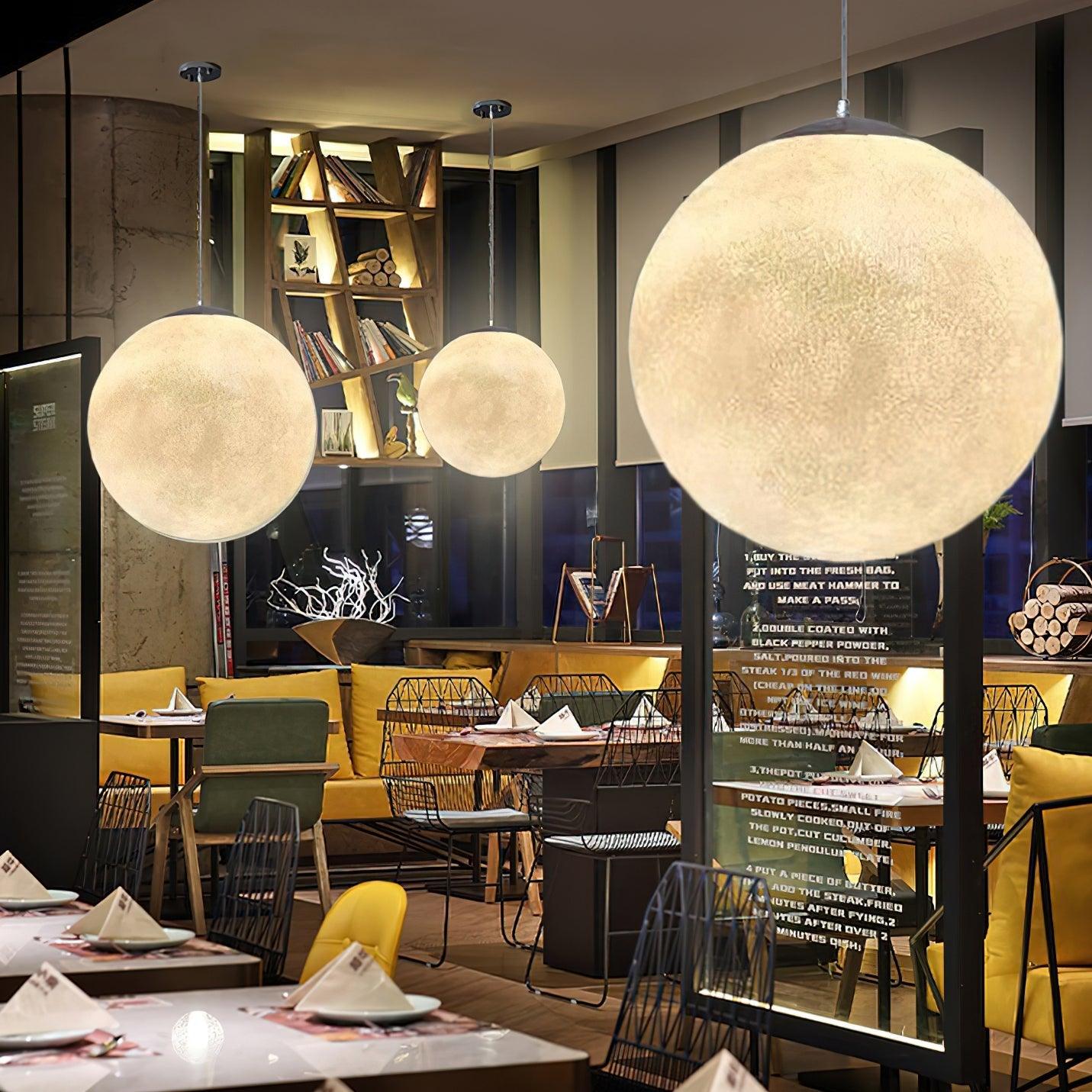 LunaraGlow závěsná lampa Moonlight pro útulnou atmosféru | Lersk
