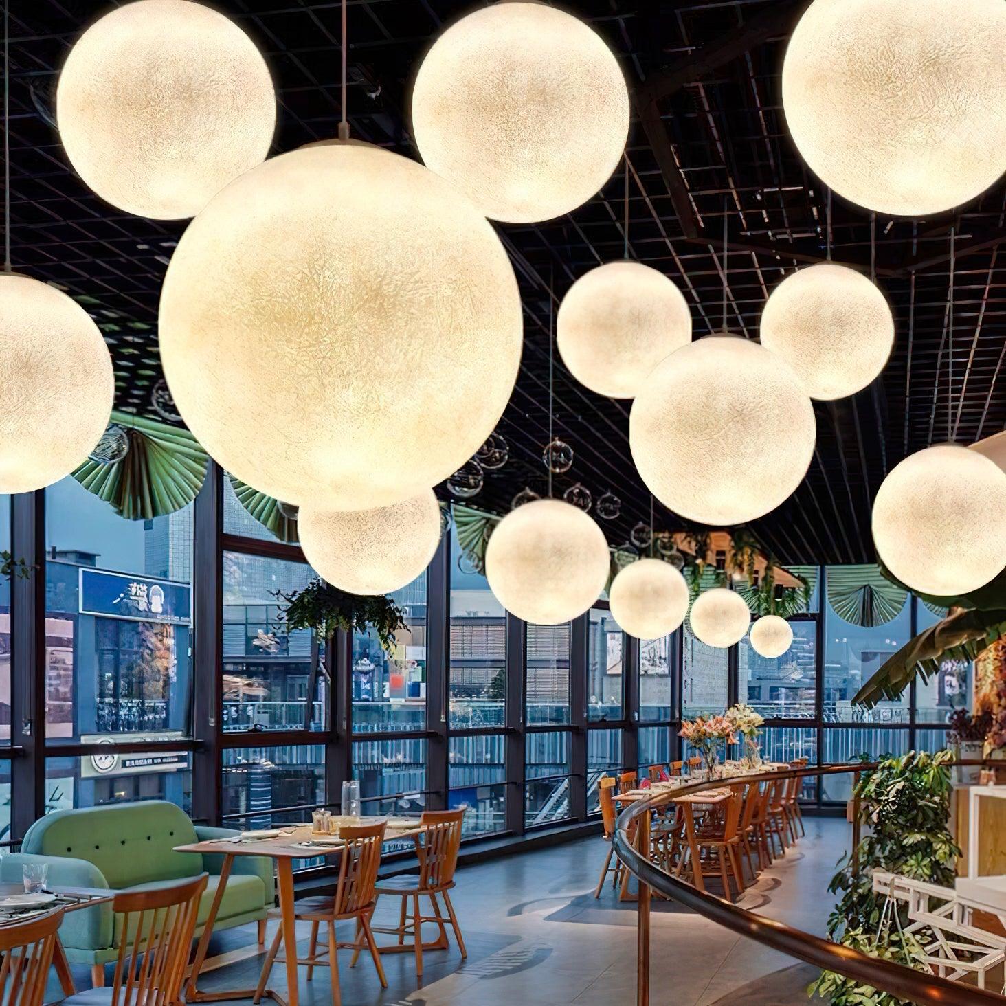 LunaraGlow závěsná lampa Moonlight pro útulnou atmosféru | Lersk