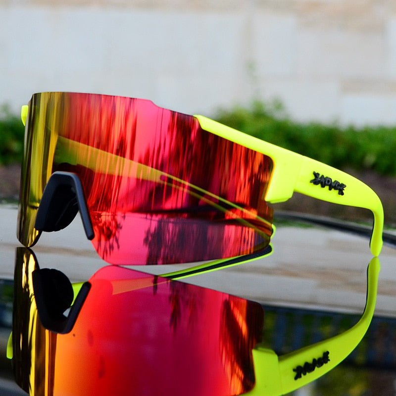 ReflectRide Mirrored Bike Sunglasses For Cyclists With Aerodynamic Design | Lersk