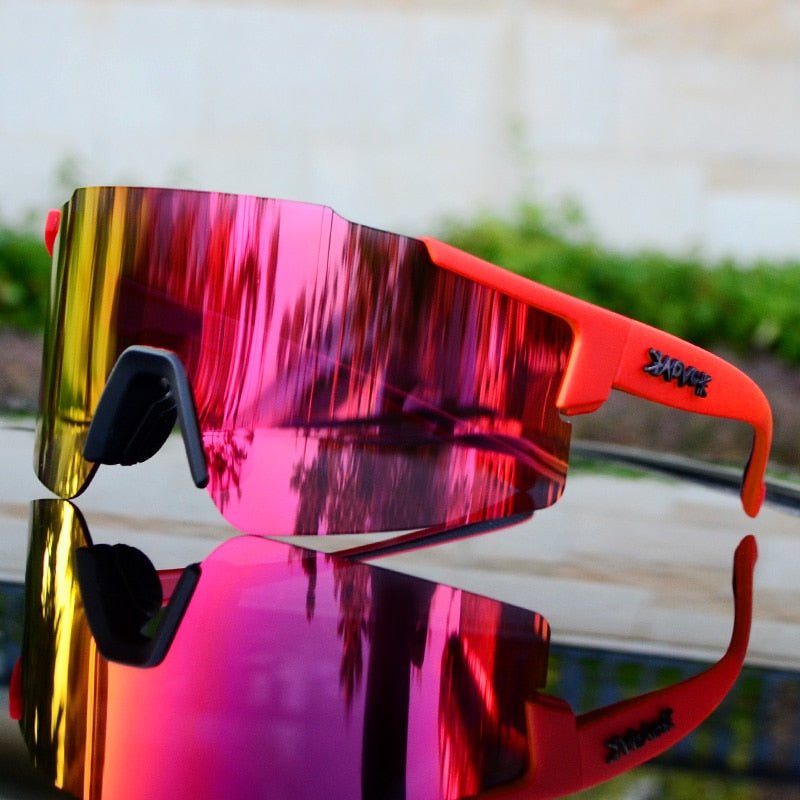 ReflectRide Mirrored Bike Sunglasses For Cyclists With Aerodynamic Design | Lersk