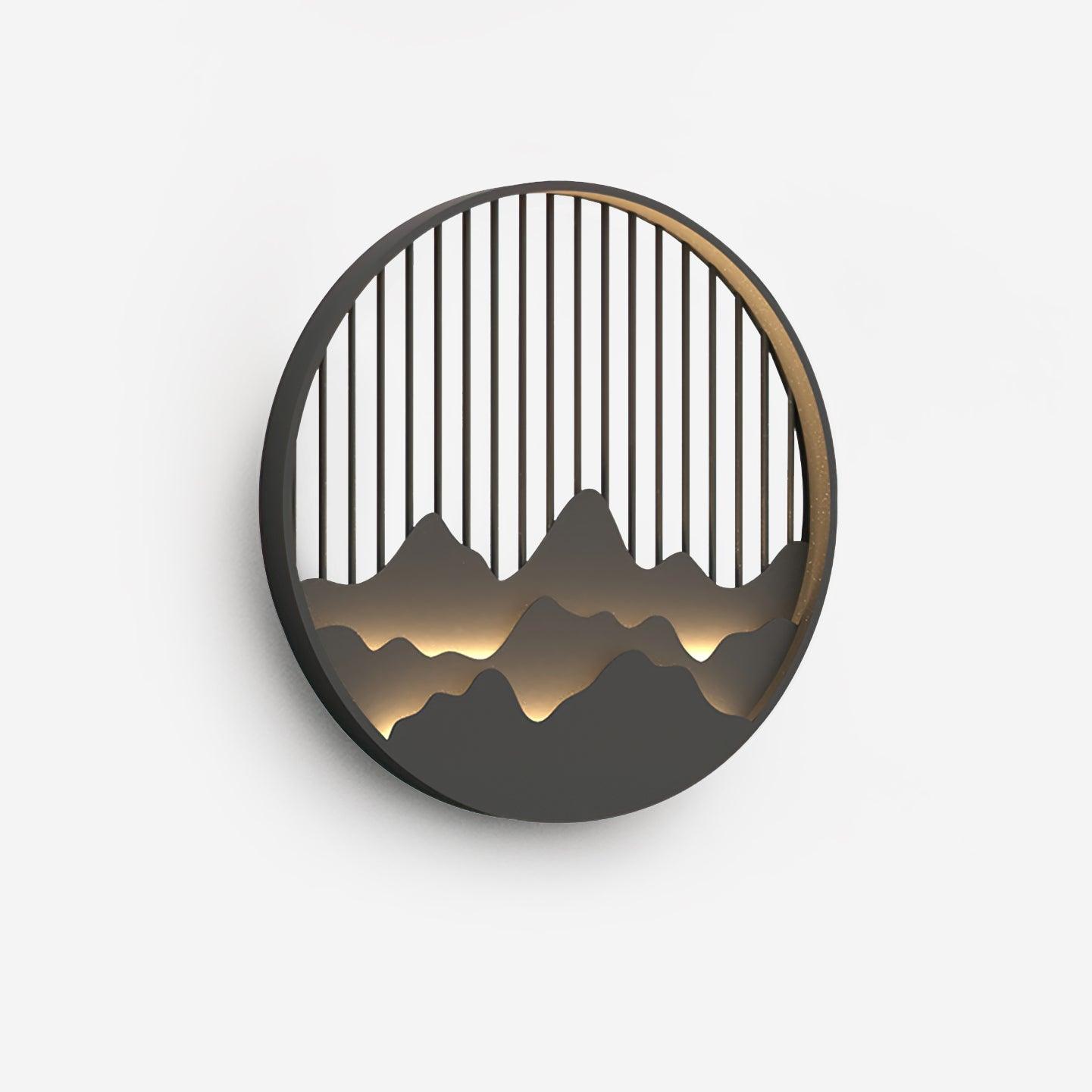 Cairncrest Outdoor Wall Lamp With Elegant Mountain Motifs | Lersk