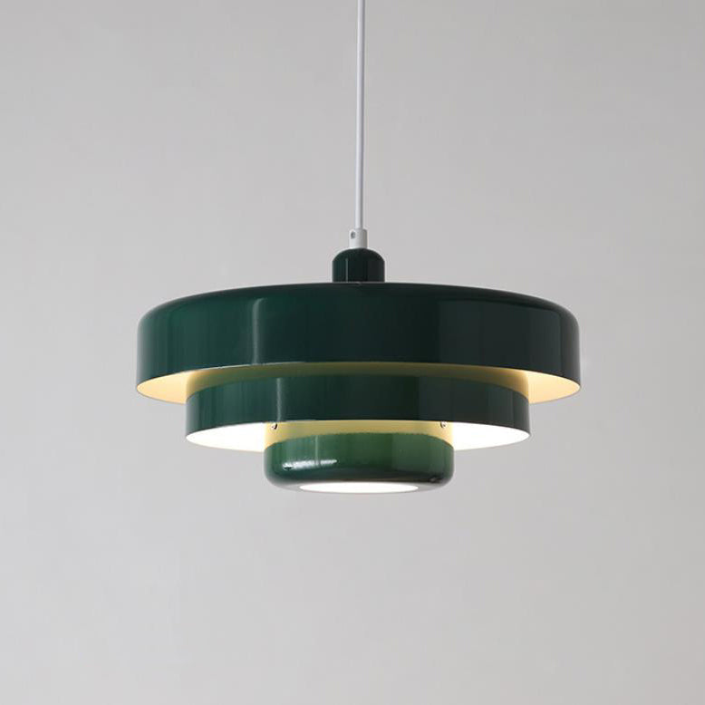 Nordisk inspireret multi-lags metalpendel 21 cm | Lersk