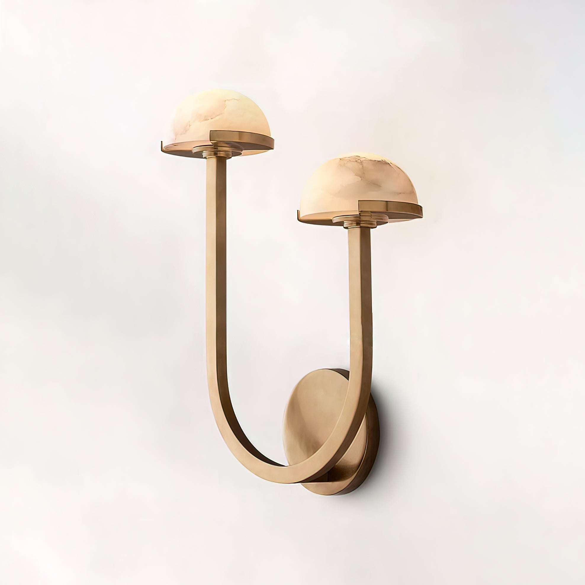 Alabaster Glow Wall Lamp Natural Mushroom Inspired Light | Lersk