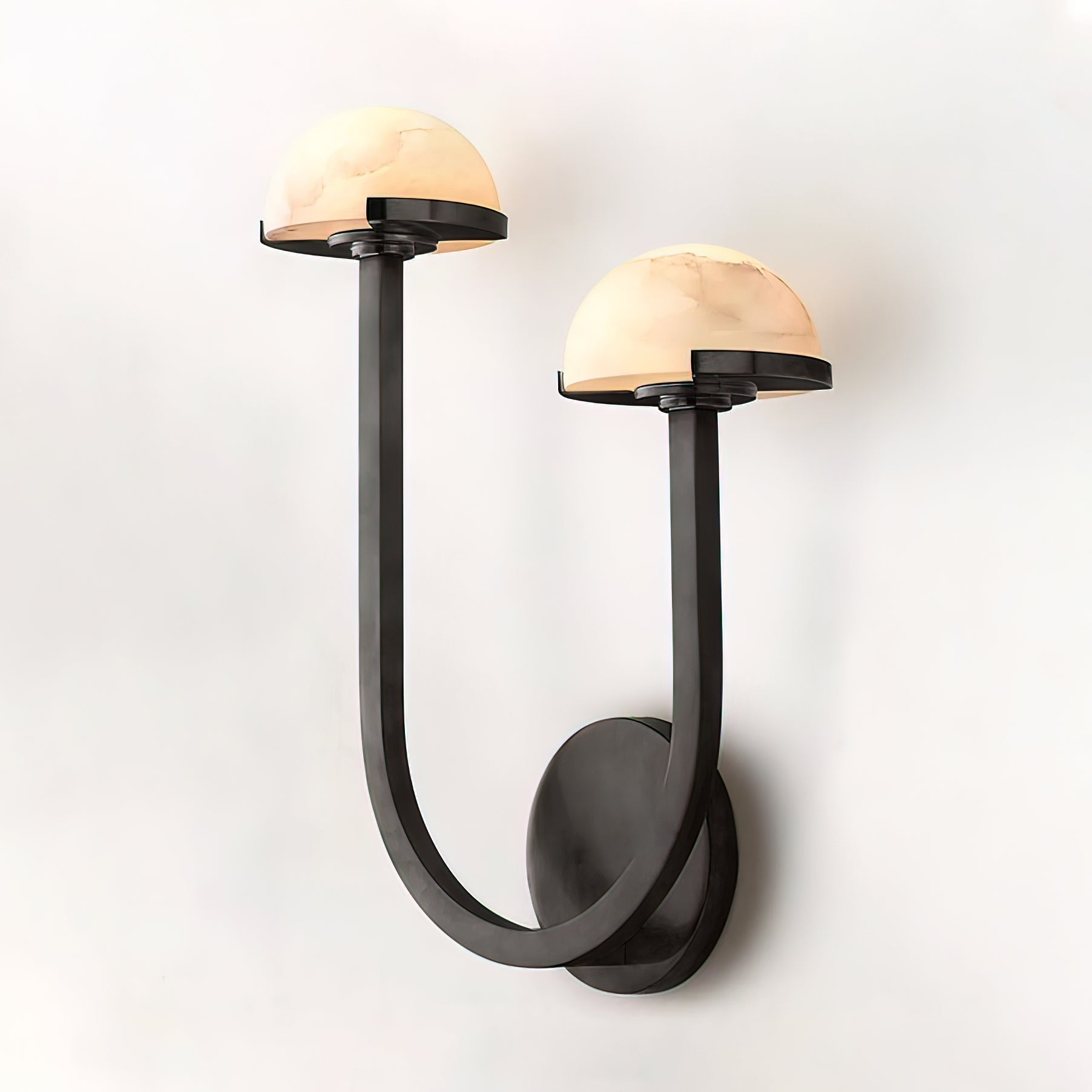 Alabaster Glow Wall Lamp Natural Mushroom Inspired Light | Lersk
