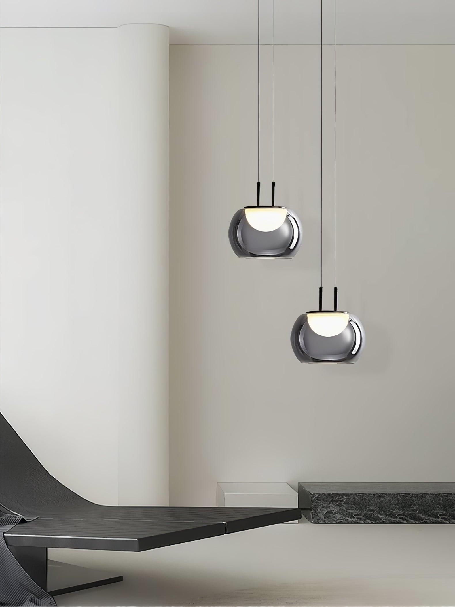 Lampada a sospensione HaloAura con incantevole effetto alone luminoso | Lersk
