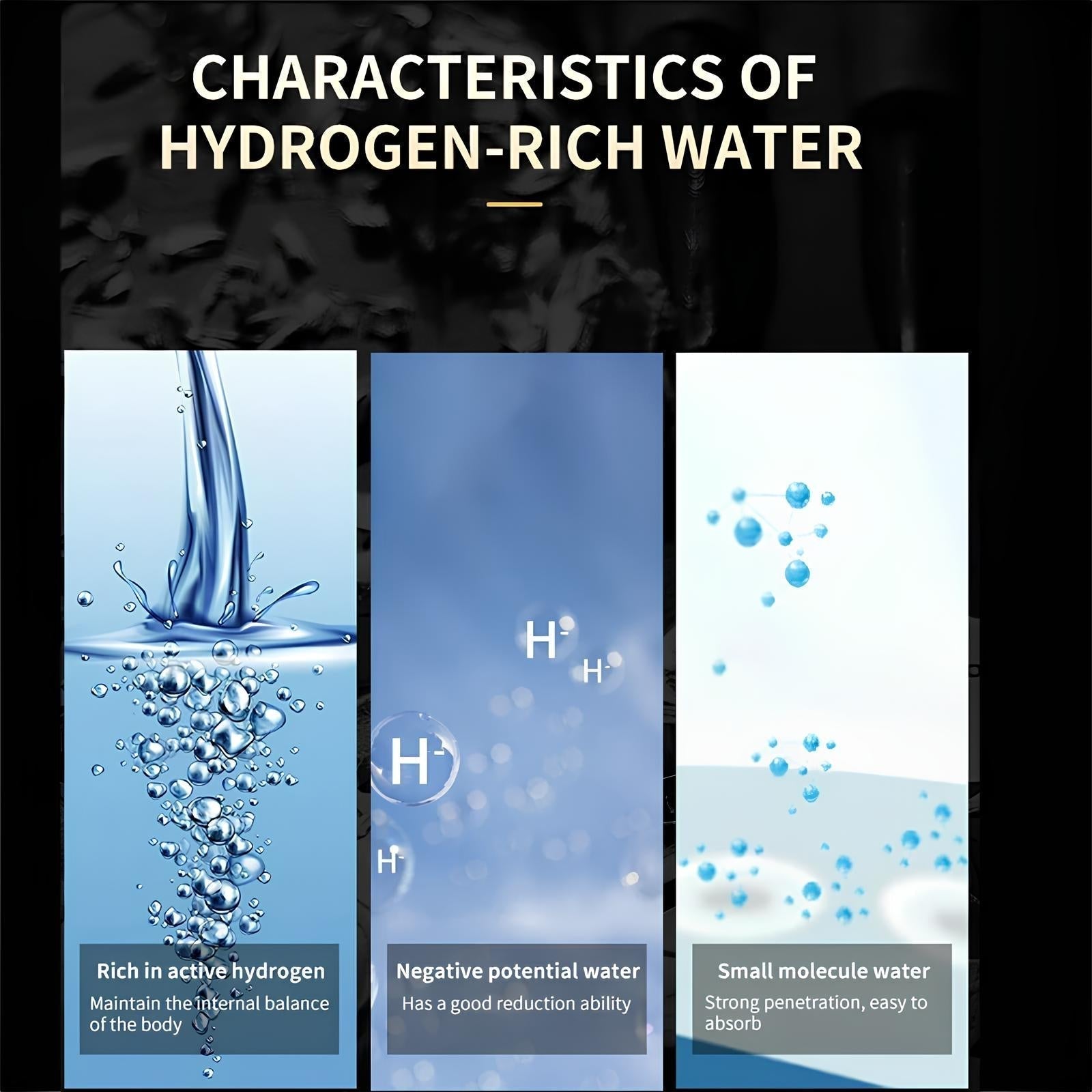 AuroraHydro 5000ppb Hydrogen Water Bottle for On-The-Go Hydration | Lersk