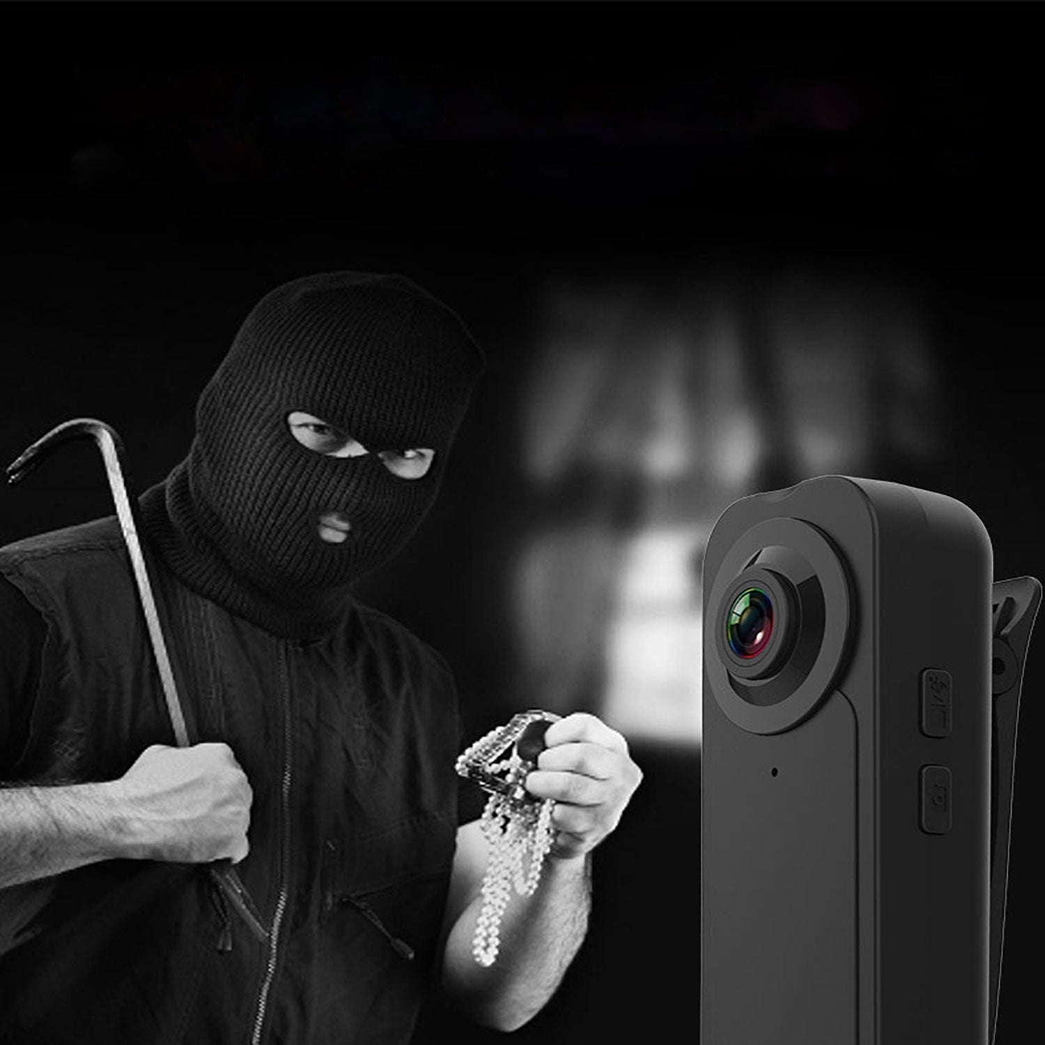 1080P Mini Body Camera with Night Vision Motion Detection and Clip Design for Sports and Security | Lersk