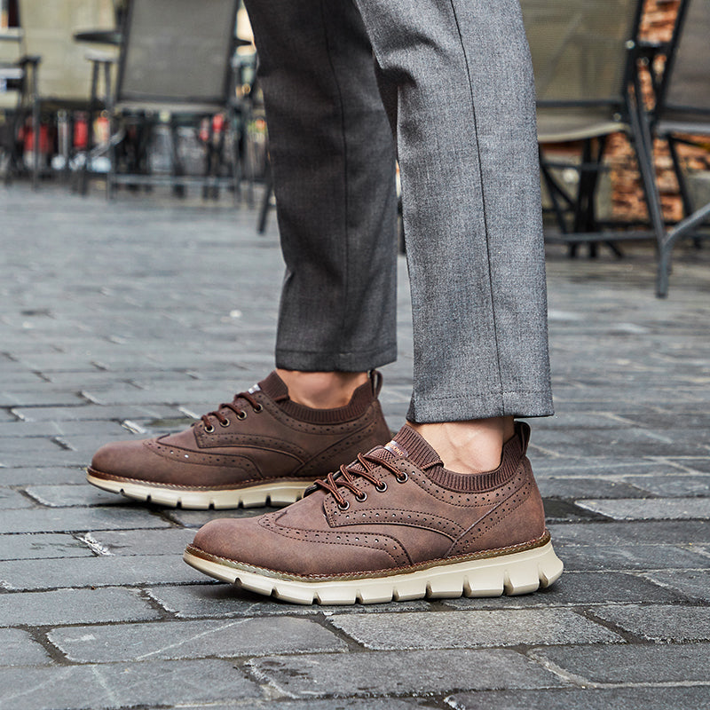 Pantofi Derby cu detaliu Wingtip | Lersk