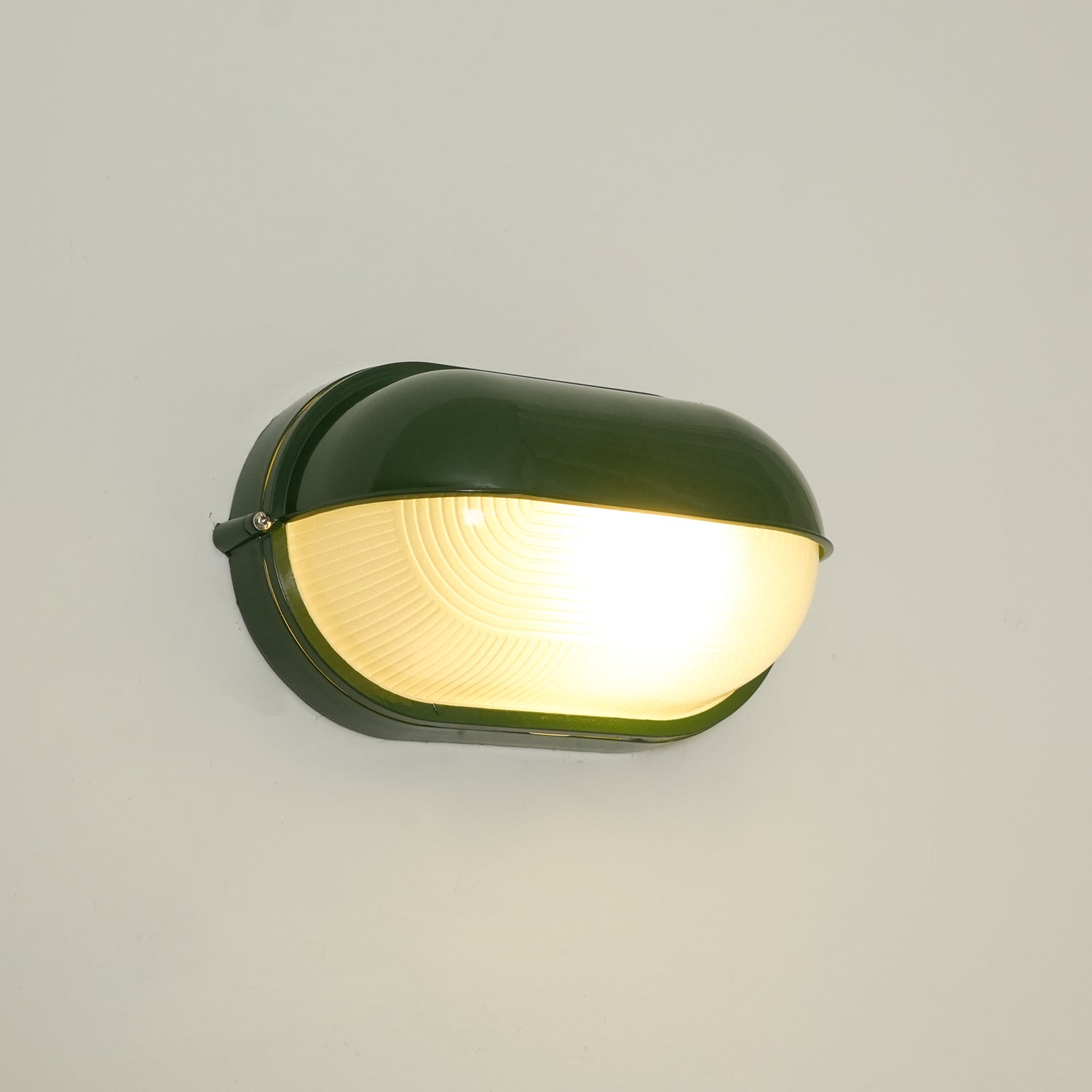 Maris Outdoor Wall Light With Industrial Ribbed Glass | Lersk
