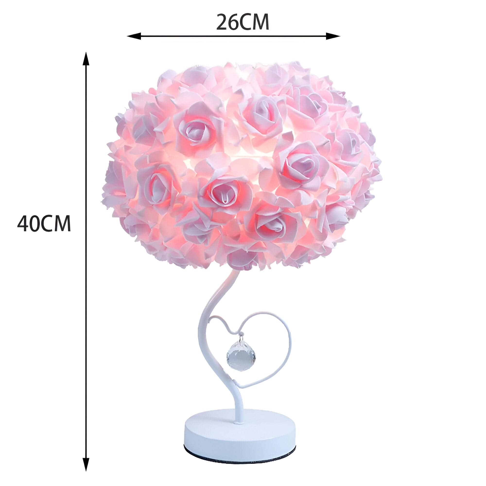 Rose Accent Night Light for Bedroom | Lersk