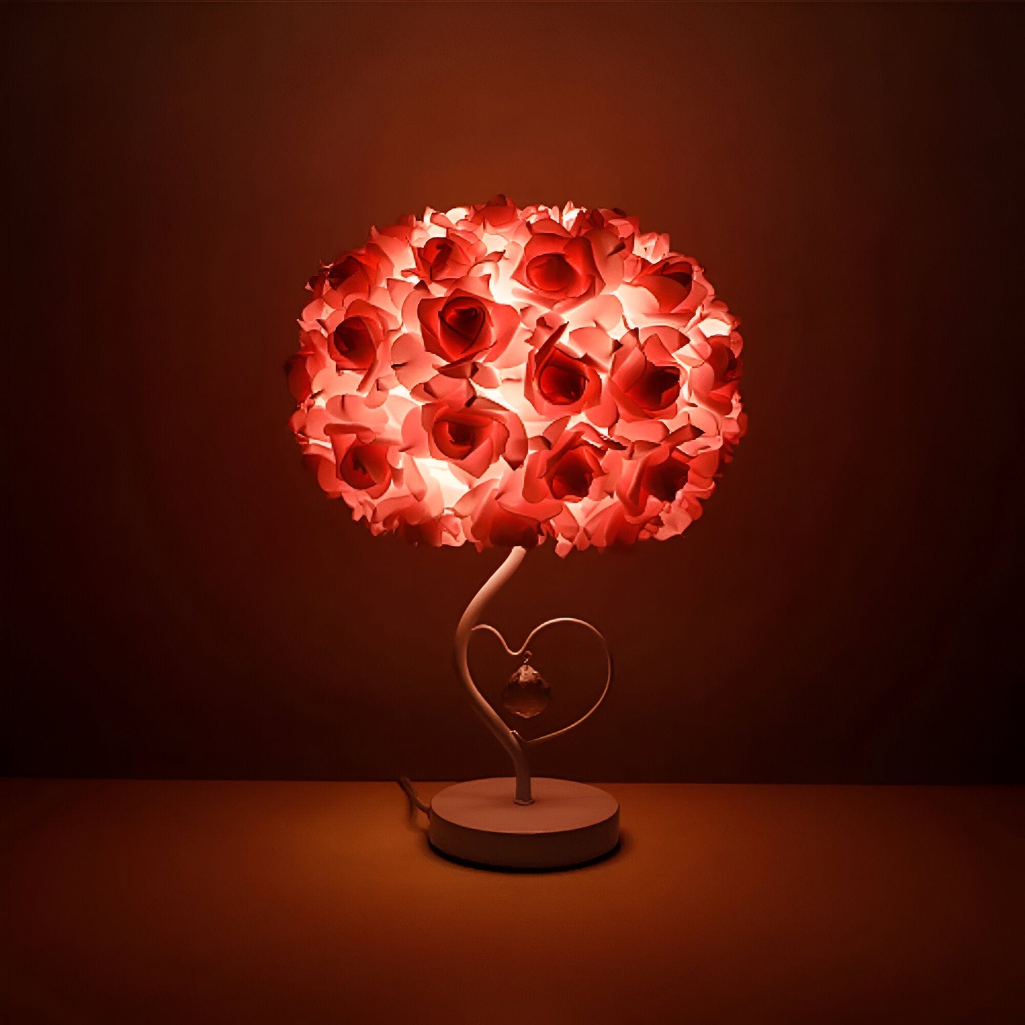 Rose Accent Night Light for Bedroom | Lersk