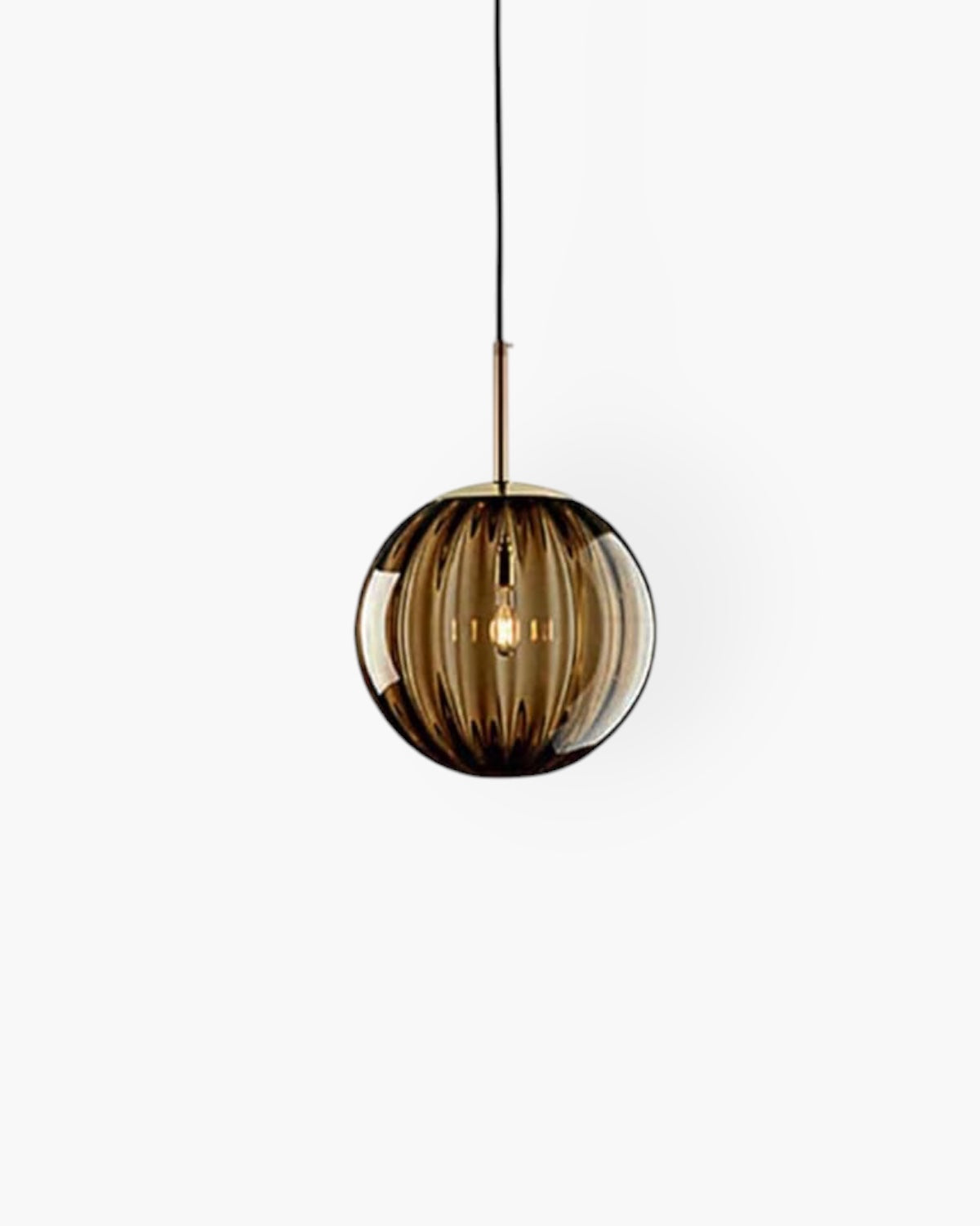 VeraLux Amber Glass Pendant Ceiling Light Vintage Warmth | Lersk