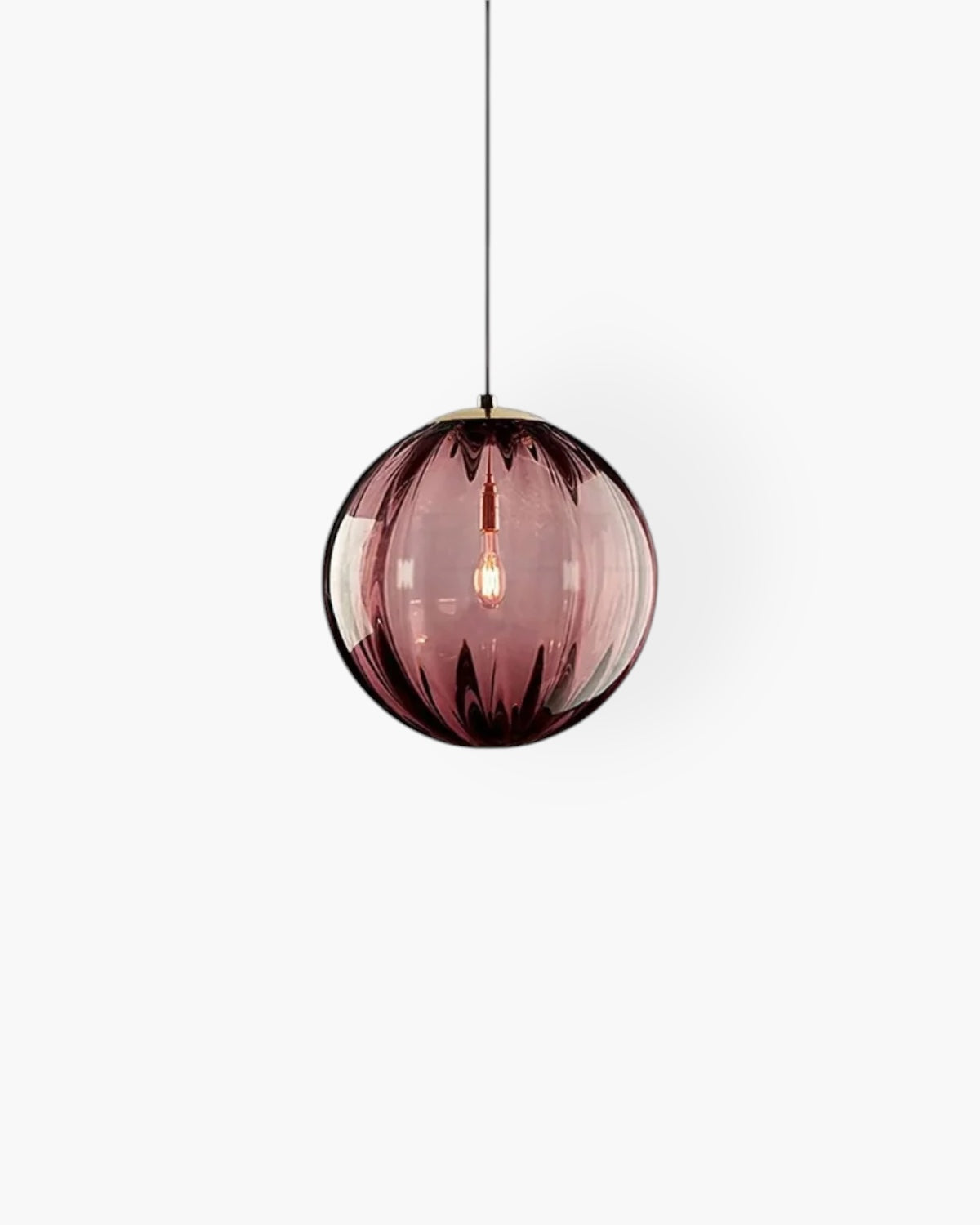 VeraLux Amber Glass Pendant Ceiling Light Vintage Warmth | Lersk