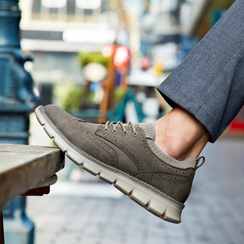 Pantofi Derby cu detaliu Wingtip | Lersk