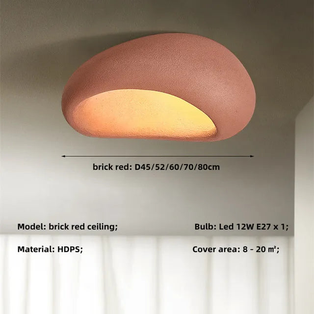 Kairoa Ceiling Light Japanese Inspired Wabi Sabi Glow With Ambient Light | Lersk