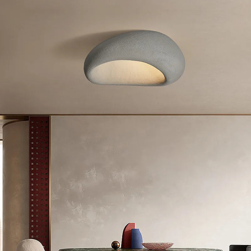 Yunari Glow Ceiling Light Japanese Wabi Sabi Decor | Lersk