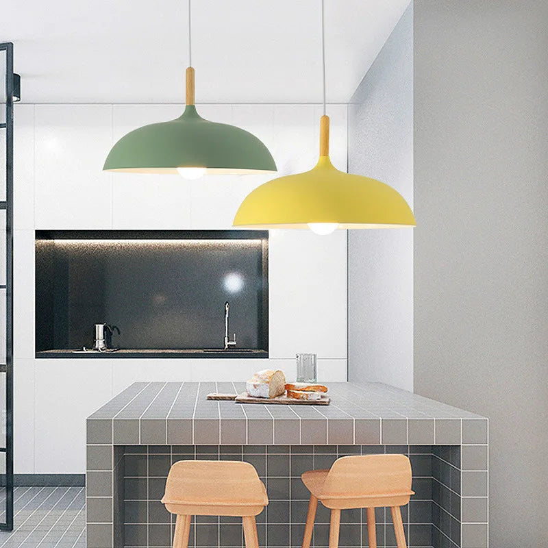 NordicOak Ceiling Lamp Modern Scandinavian LED Lighting For Modern Homes | Lersk