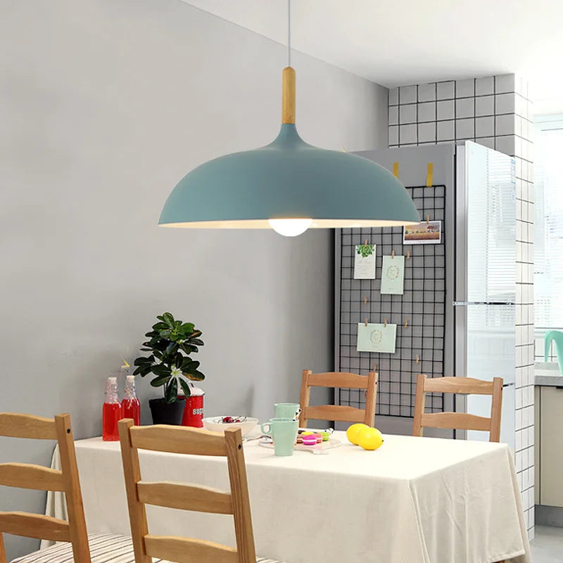 NordicOak Ceiling Lamp Modern Scandinavian LED Lighting For Modern Homes | Lersk
