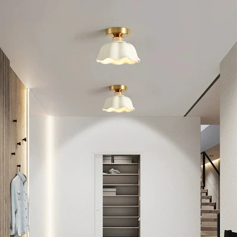Lumenara Glass and Ceramic Pendant Lamp Chandelier-Style | Lersk