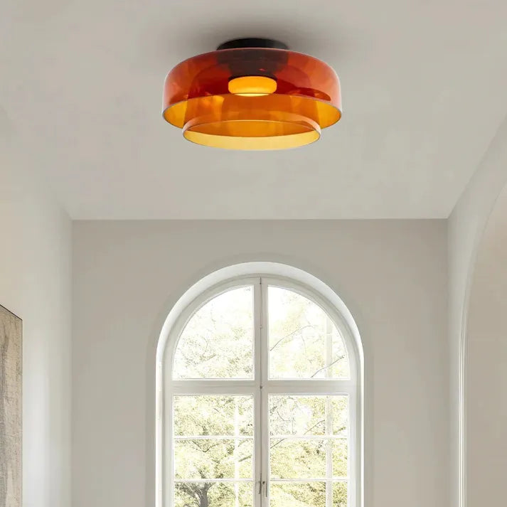 Keiora Nordic Glass Ceiling Lamp | Medieval Charm Lighting | Lersk