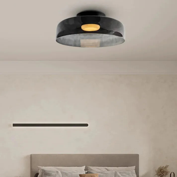 Keiora Nordic Glass Ceiling Lamp | Medieval Charm Lighting | Lersk