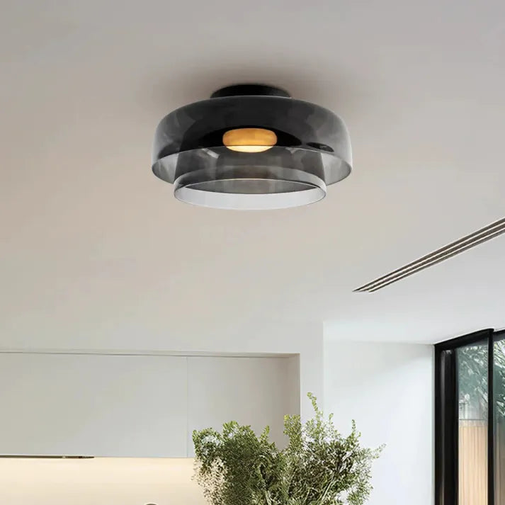 Keiora Nordic Glass Ceiling Lamp | Medieval Charm Lighting | Lersk