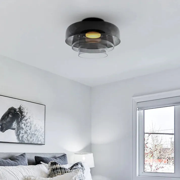 Lumenweave Nordic Ceiling Light With Handcrafted Glass Shade | Lersk