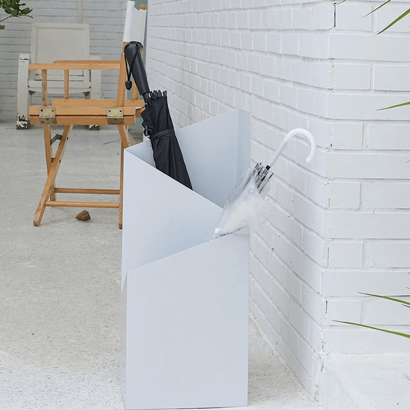 DripFrame Umbrella Stand With Drip Tray Scandinavian Minimalist Metal Umbrella Holder | Lersk