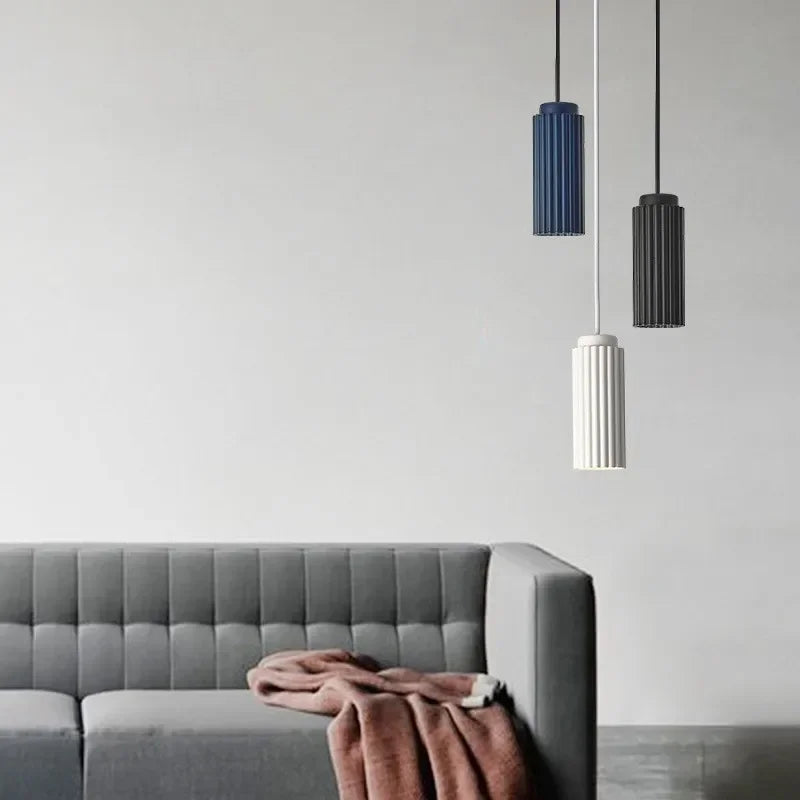 Virello Nordic Ribbed Pendant Light for Kitchens and Dining Areas | Lersk