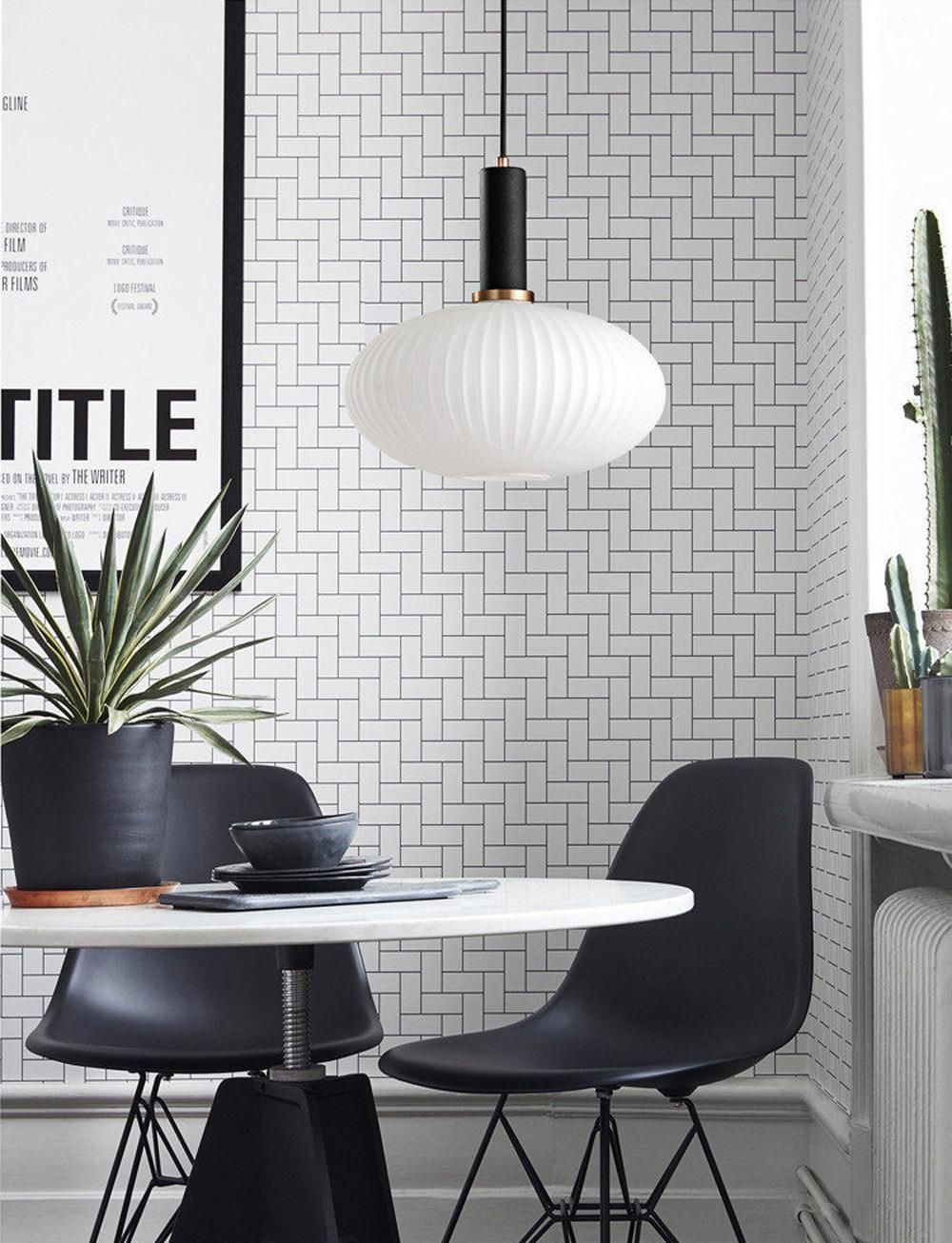 Nordic Fluted Glass Pendant Lamp for Modern Interiors | Lersk