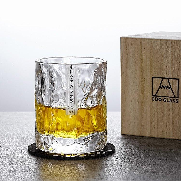 Astraeon Glacier Whiskyglas Edo Kiriko Håndskåret Glasværk | Lersk