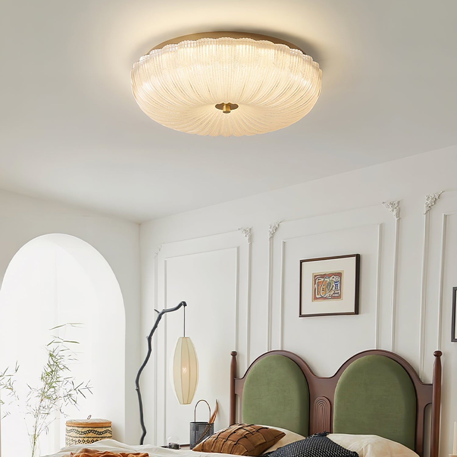 Nyra Ripple skleněné stropní svítidlo | Elegantní moderní zář | Lersk