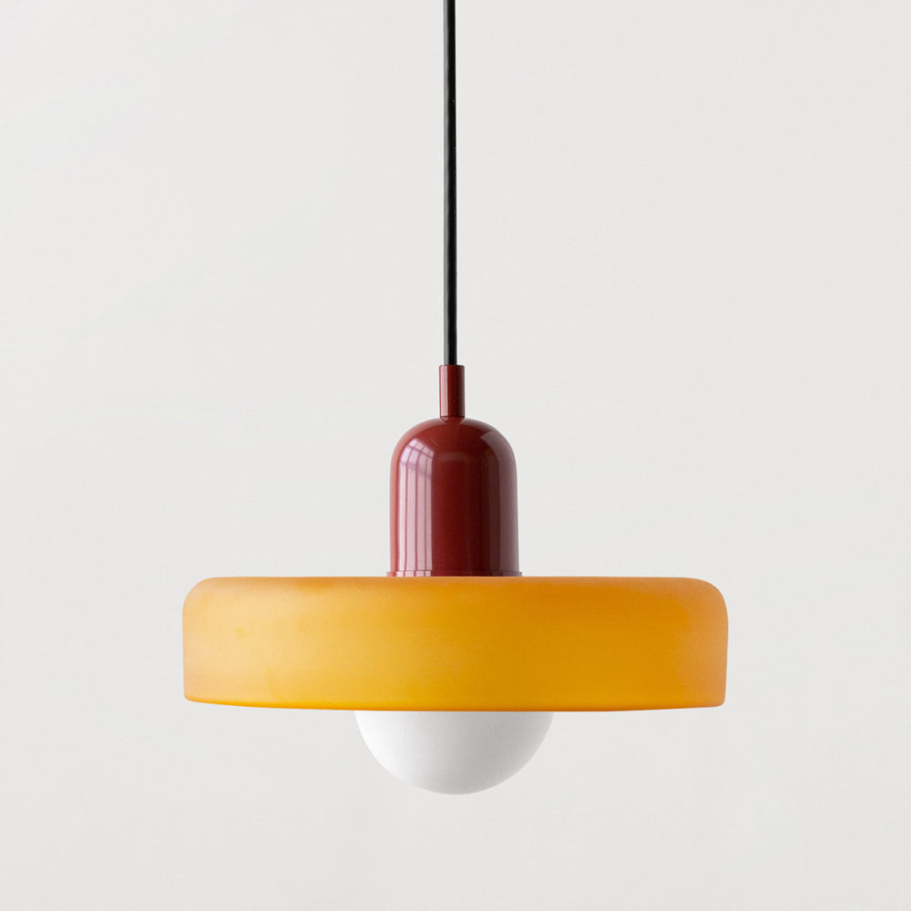 Liora Bauhaus Colored Glass Pendant Light With Adjustable Height | Lersk