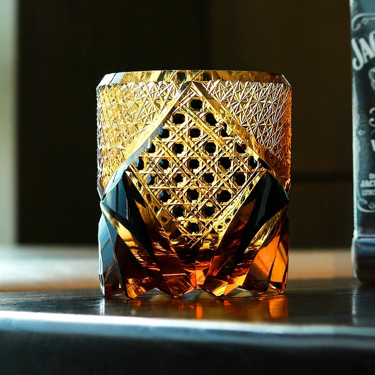 Kirei | Bicchiere da Whisky Dark Knight artigianale con scatola in legno | Lersk