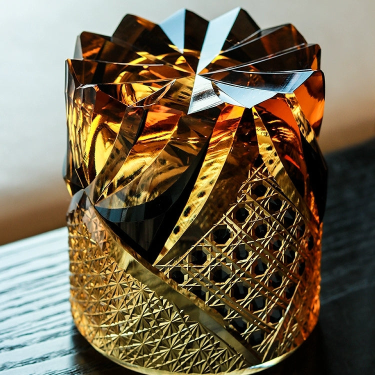 Kirei | Bicchiere da Whisky Dark Knight artigianale con scatola in legno | Lersk