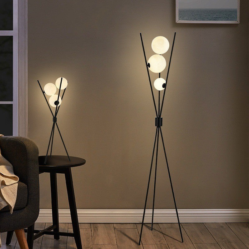 LunaGlow Moonlight Floor and Table Lamp For Modern Living Rooms | Lersk