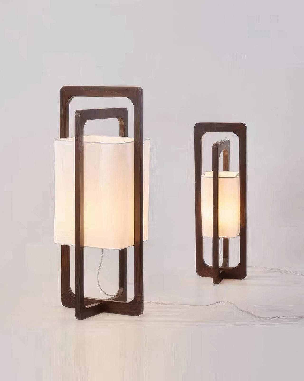 Lampadaire HikariZen bois japonais ambiance rétro zen