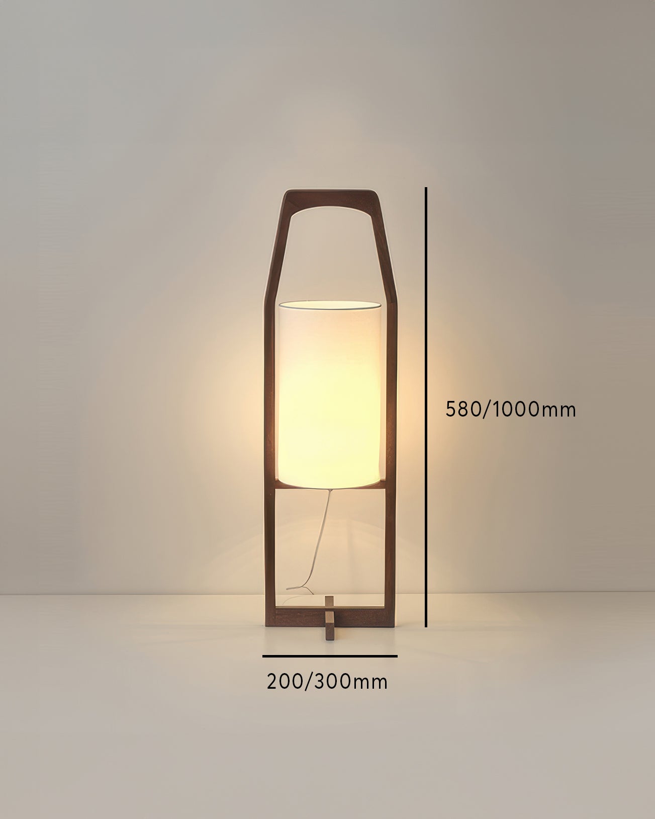Lampadaire HikariZen bois japonais ambiance rétro zen