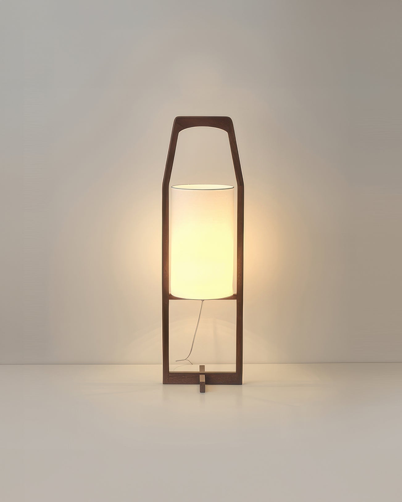 Lampadaire HikariZen bois japonais ambiance rétro zen