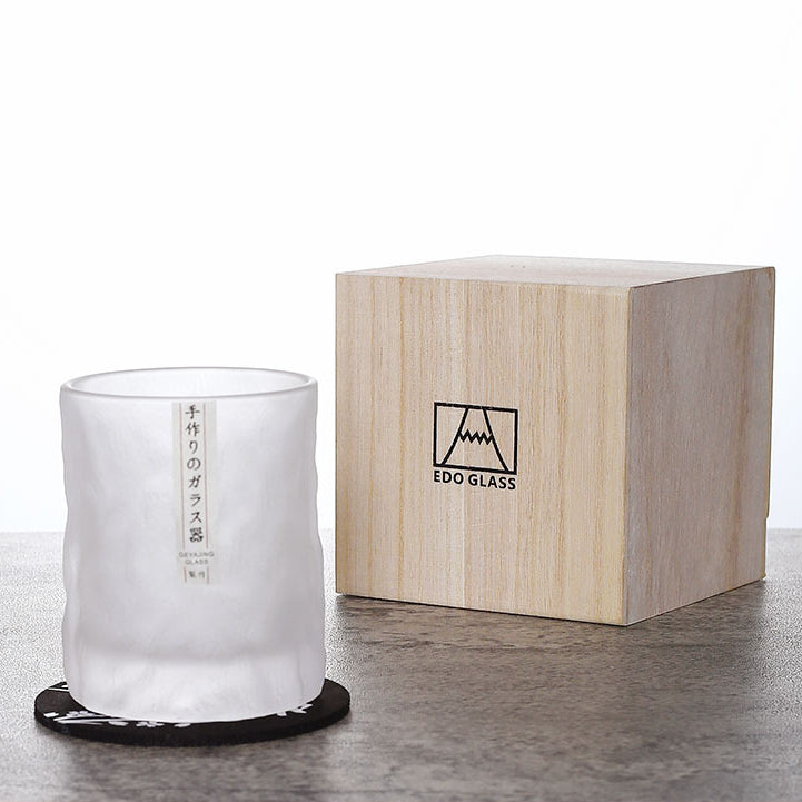 Astraeon Glacier Whiskyglas Edo Kiriko Håndskåret Glasværk | Lersk