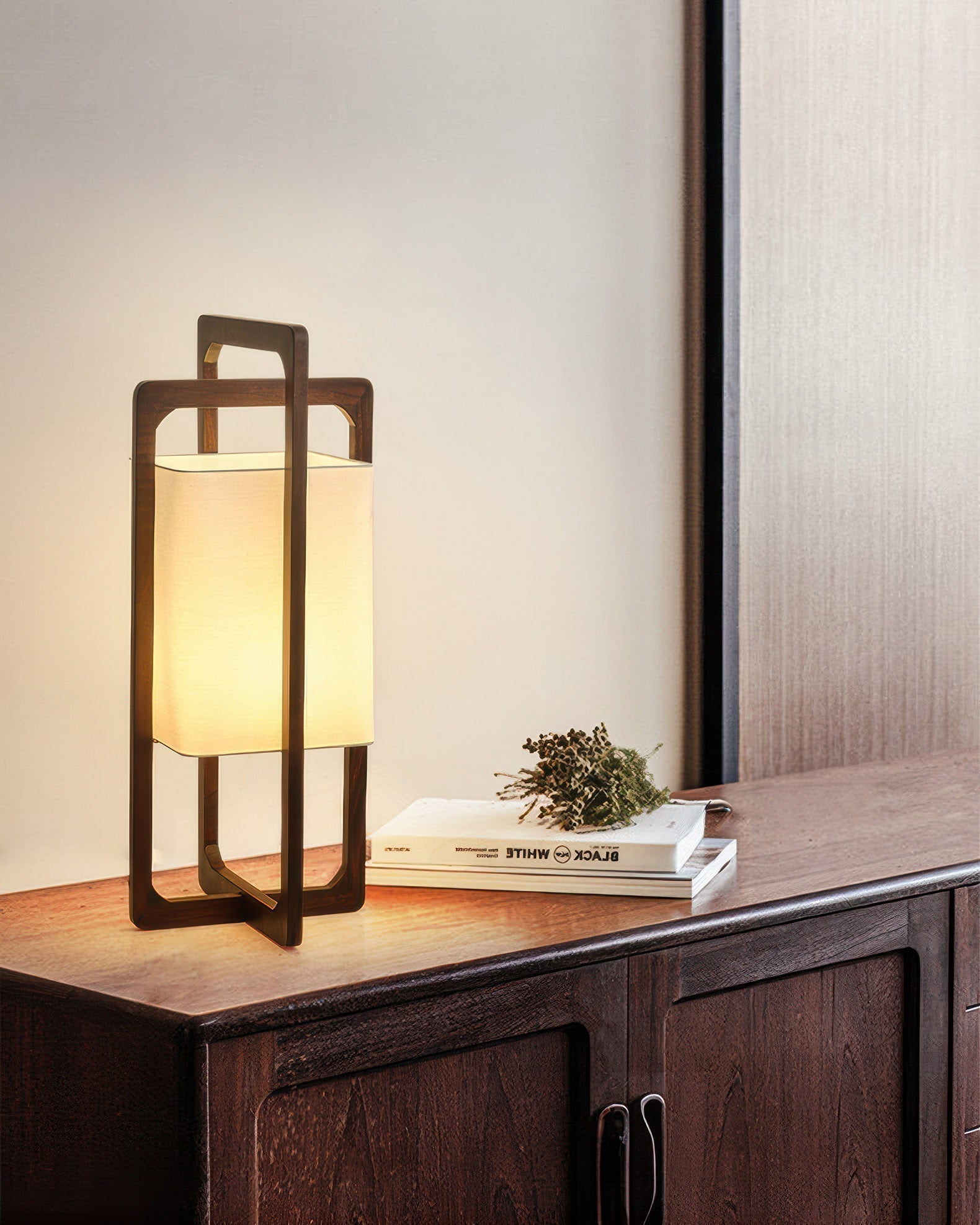 Lampadaire HikariZen bois japonais ambiance rétro zen