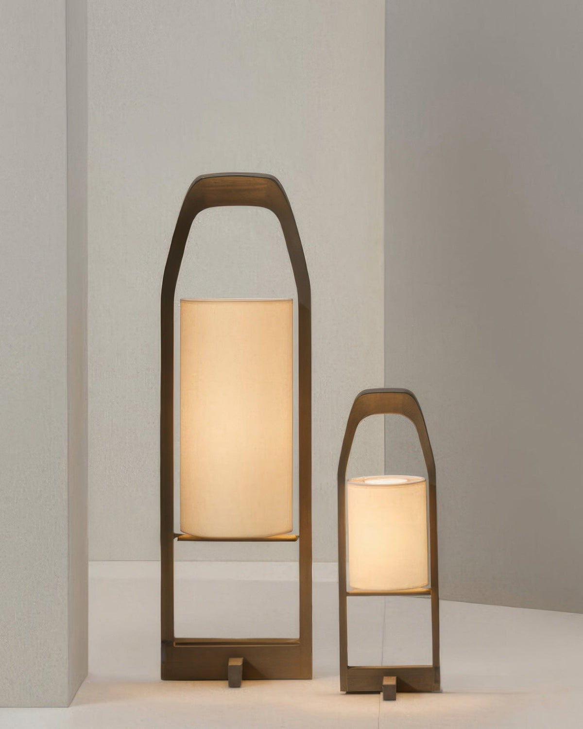 HikariZen Floor Lamp, Japanese Wood, Retro Zen Glow