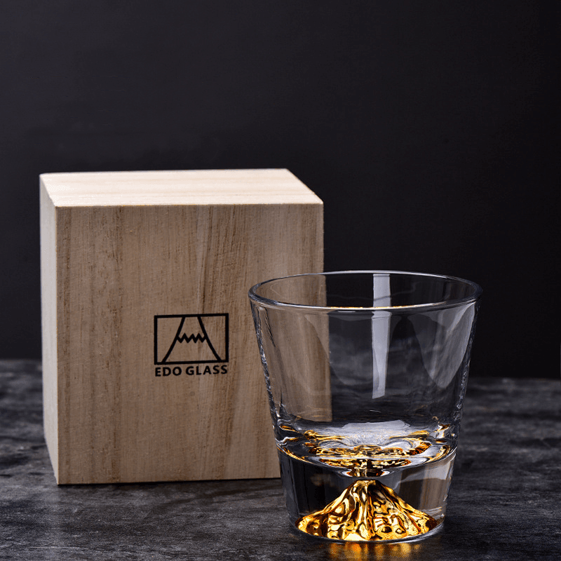 Sada ručně vyráběných whisky sklenic Hikari Kiriko od Chamvin Edo Craft | Lersk
