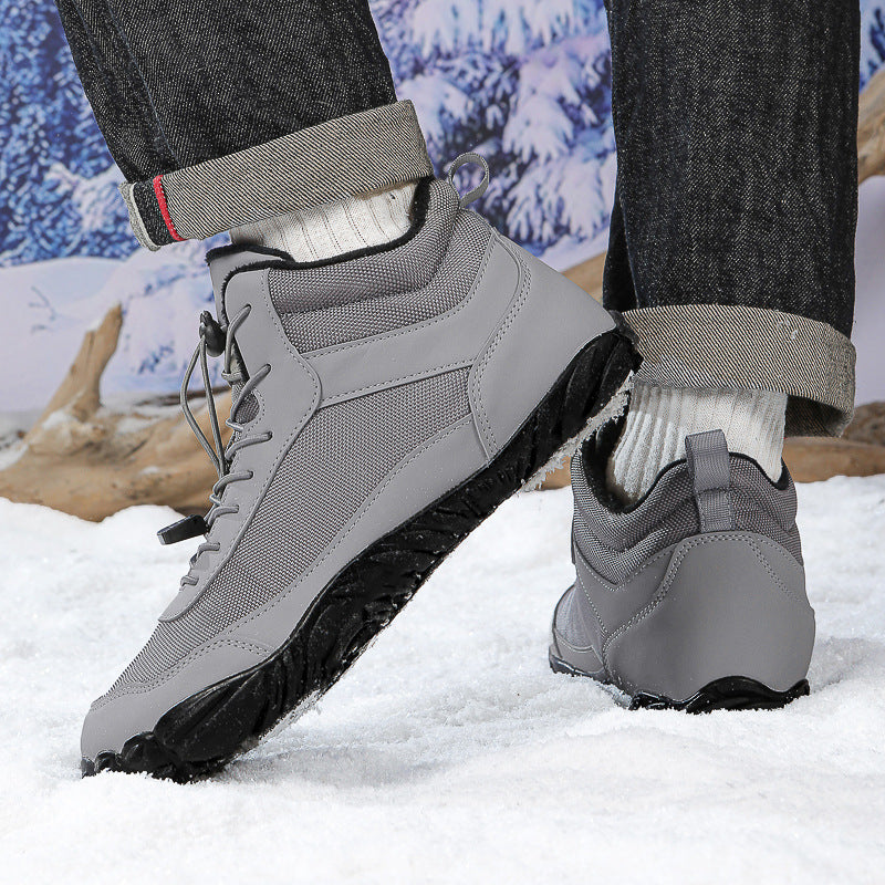 FrostStep unisex neformální vysoké sněhule — teplé, prodyšné, neklouzavé, voděodolné bosoboty na podzim a zimu | Lersk